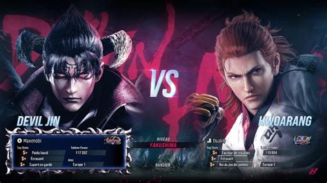 Tekken Ranked Devil Jin Vs Hwoarang Youtube