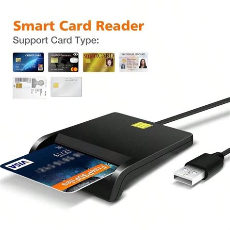 CAC Card Reader, Smart Card Reader DOD USB Common Access CAC ...