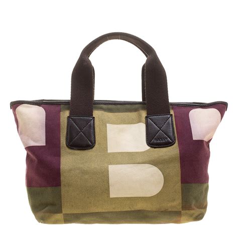 Bally Multicolor Canvas Tote Bally The Luxury Closet