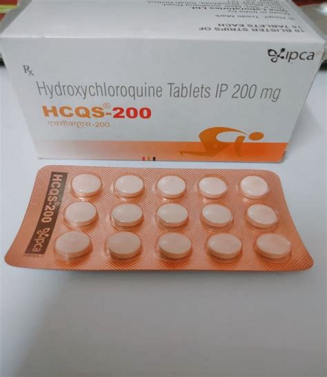 Hcqs Mg Hydroxychloroquine Tablets Ip Ipca Prescription At Rs