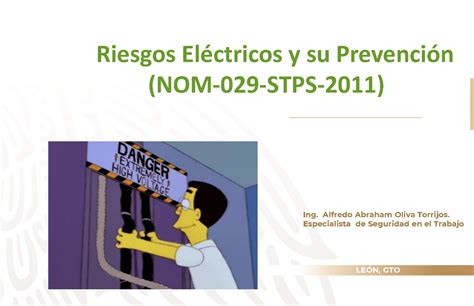 Electricidad Nom 029 Stps 2011 Riesgos Eléctricos Y Su Prevención