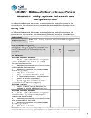 BSBWHS605 Assessment Marking Guide V November2018docx Docx 10656NAT