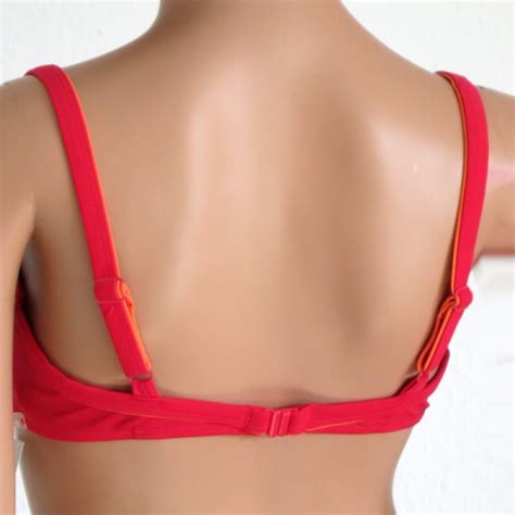 Bademode Skiny New Contrast Basic Bikini B Gel Bh Gr D Rot Dessous