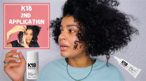 K18 Leave In Molecular Repair Hair Mask 2021 K18 Natural Curly Hair Week 2 K18 Update