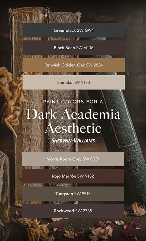 Paint Colors For A Dark Academia Aesthetic In Paint Colors For