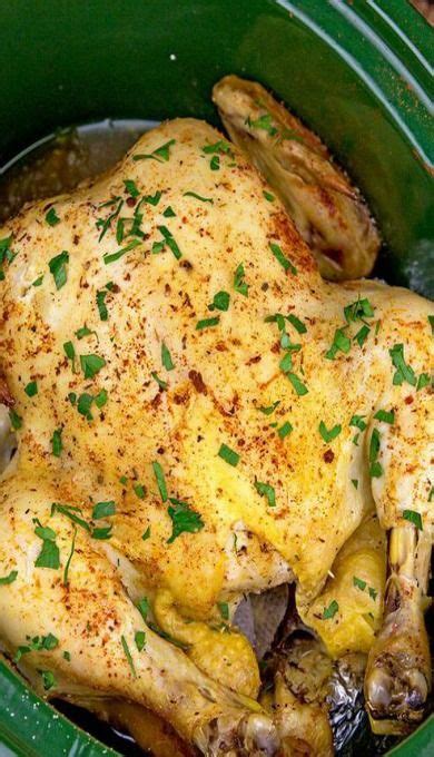 Crock Pot Herbed Rotisserie Chicken Slow Cooker Recipes Meals