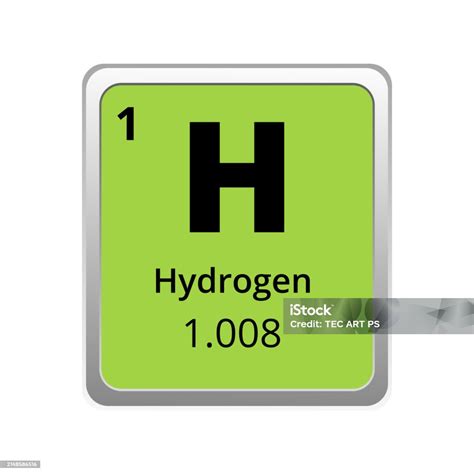 Periodic Table Element Hydrogen Stock Illustration Download Image Now Atom Backgrounds