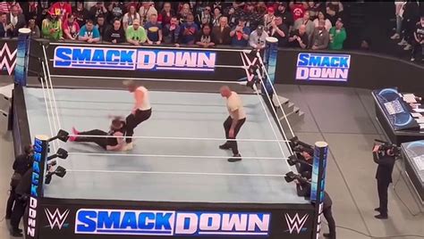 Randy Orton Hits The Rko On Logan Paul Wwe Smackdown 5 April 2024