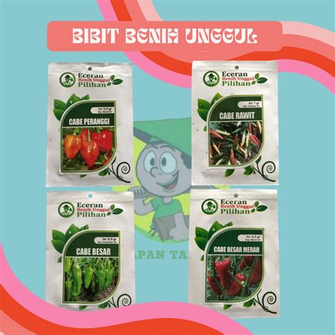 Jual Benih Bibit Unggul Cabe Rawit Cabe Merah Besar Cabe Peranggi