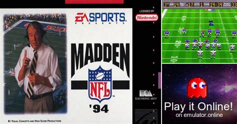 Play Madden NFL '94 on Super Nintendo