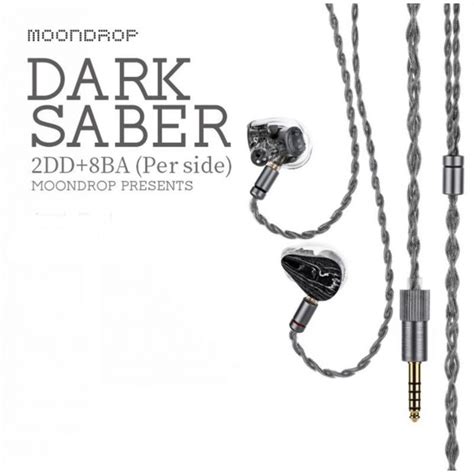 Buy Moondrop Dark Saber In-ear Earphones - Geekwills