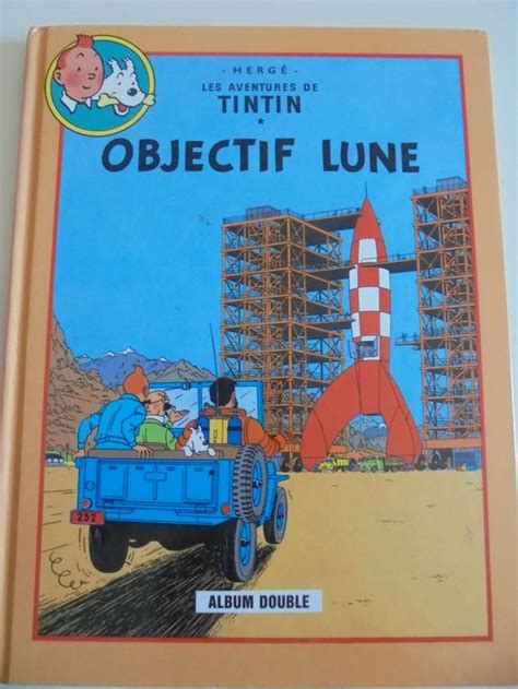 TINTIN album double Objectif Lune On a marché sur la lune Kaufen