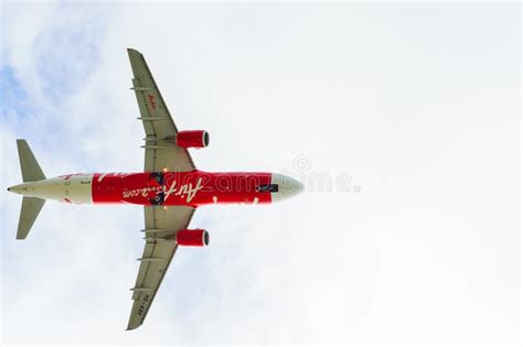 AirAsia Airbus A320 Take-off Editorial Stock Photo - Image of flight ...