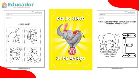 Projeto Circo Na Educação Infantil