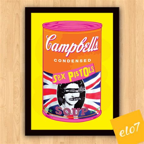 Quadro P Ster A C Moldura Sex Pistols Campbells X Cm No Elo