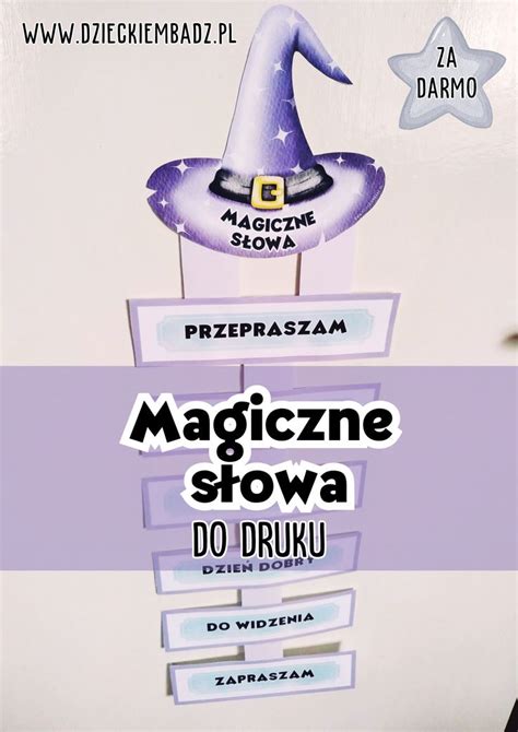 Magiczne S Owa Do Druku