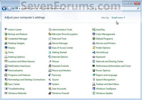 control panel change default icons windows   forums