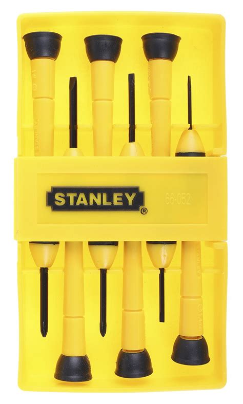 0 66 052 Stanley Precision Phillips Slotted Screwdriver Set 6 Piece RS