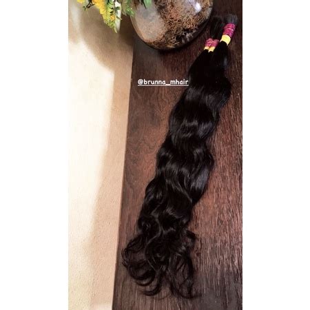 Cabelo Humano Russo Ondulado 150g Shopee Brasil