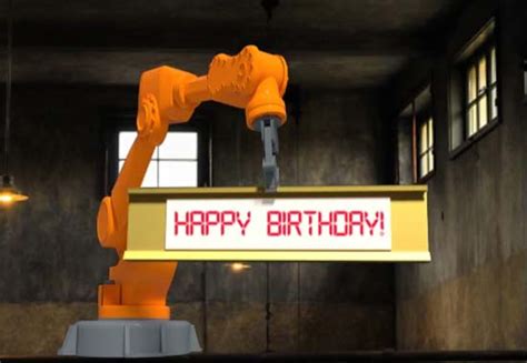 Happy Birthday Robot Arm. Free Birthday for Him eCards, Greeting Cards ...