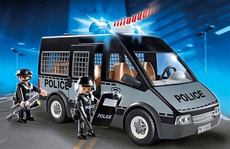 Playmobil Polizei Mannschaftswagen Mit Licht Und Sound Ab