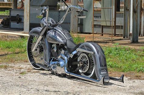 Slammed And Chromed 2006 Harley Davidson Softail Deluxe Masterpiece