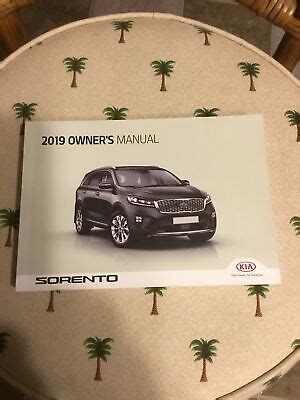 Kia Sorento Owners Manual Brand New Ebay