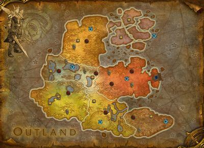 Warcraft Outland Map