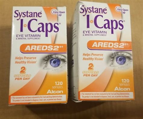 Icaps Systane Areds Eye Vitamin Softgels Count Pack For Sale