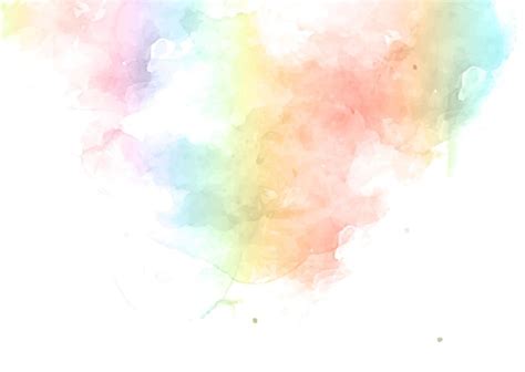 Fondo De Acuarela Pintado A Mano De Color Pastel Vector Gratis