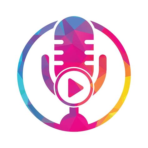 Premium Vector Video Play Podcast Logo Template Design Podcast