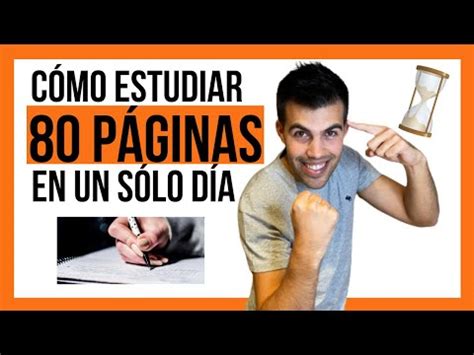 Aprende cómo estudiar mucho en poco tiempo Los mejores consejos para