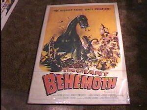 GIANT BEHEMOTH MOVIE POSTER '59 CLASSIC HORROR | eBay