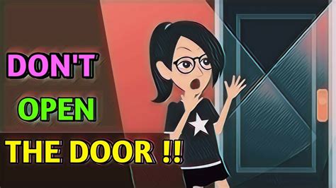 Dont Open The Door Scary Story Animated In Hindi Scary Baba Youtube