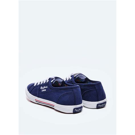 Pepe jeans Tênis Aberlady Ecobass Azul Dressinn