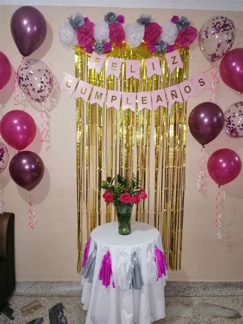 Fiesta De Cumpleaños Decoración Con Globos Y Bombas