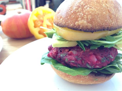 Beet Burger The Best Veggie Burger Recipe David Avocado Wolfe