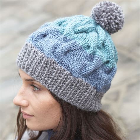 Printable Easy Cable Knit Hat Pattern Free