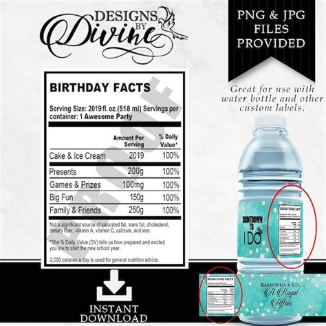 32 Nutrition Facts Label For Water - Labels Design Ideas 2020