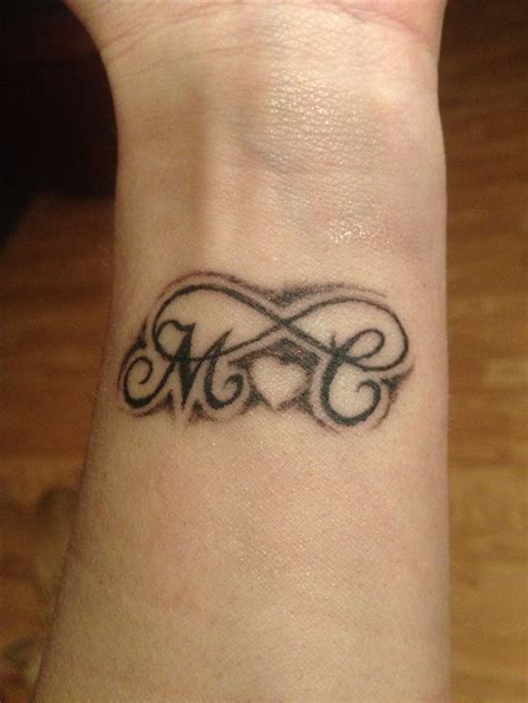 50 Astonishing Infinity Tattoo Designs With Initials Ideas