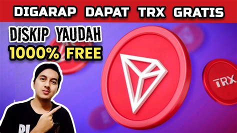 1000 FREE WITHDRAW TRX SETIAP HARIDaftar Dan Mining Crypto Di HP