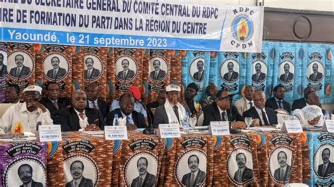 Cameroun Politique échéances électorales de 2025 le RDPC rode ses