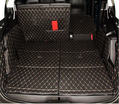 Car Boot Mat For Peugeot 5008 Trunk Mats Waterproof Boot Carpets Cargo