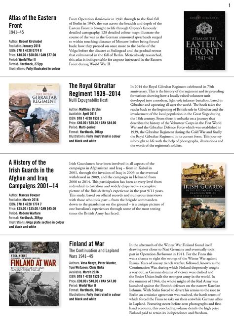 Osprey Catalogue 2016 Jan June By Osprey Publishing Issuu