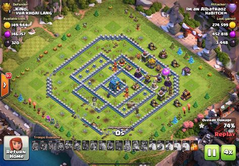 Base Th Th Huy N Tho I Th Nh Sao Clash Of Clans