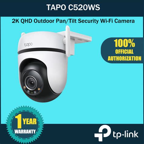 Ready Stocktp Link Camera Tapo C Ws Outdoor Security Pan Tilt