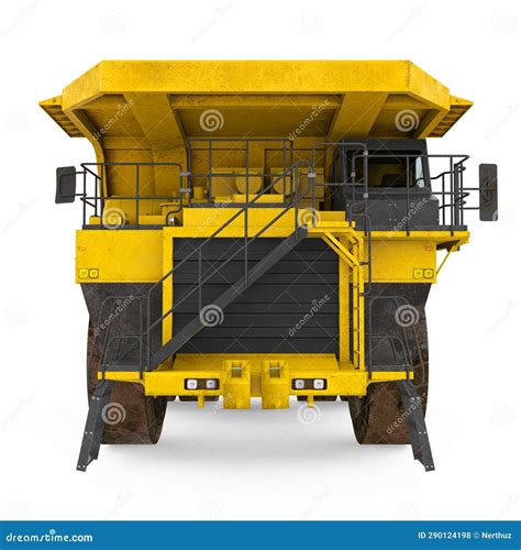 Mining Haul Truck Isolated stock illustration. Illustration of haul ...