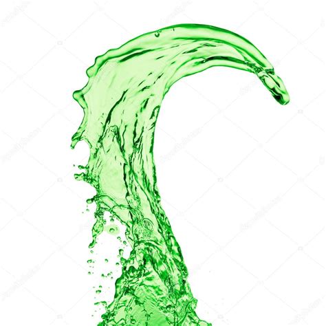 Green liquid splash — Stock Photo © kubais #44248837