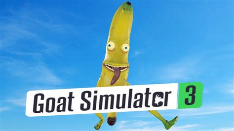 We Turned Ourselves Into Bananas Goat Simulator Part Youtube