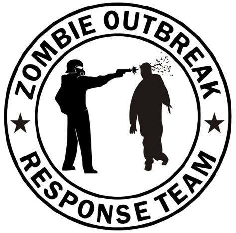 Zombie Outbreak Response Team Version Vinyl Decal Ebay